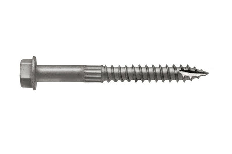 Simpson Strong-Tie Strong-Drive SDS SDS25212MB Connector Screw, 2-1/2 in L, Serrated Thread, Hex Head, Hex Drive