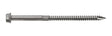 Simpson Strong-Tie Strong-Drive SDS SDS25412-R10 Connector Screw, 4-1/2 in L, Serrated Thread, Hex Head, Hex Drive