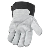 Ace Men's Indoor/Outdoor Work Gloves Black/Gray XL 1 pair