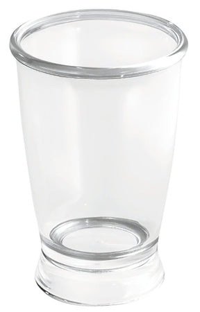 iDESIGN Franklin 45220 Tumbler Cup, Plastic, Clear, Pack of 2
