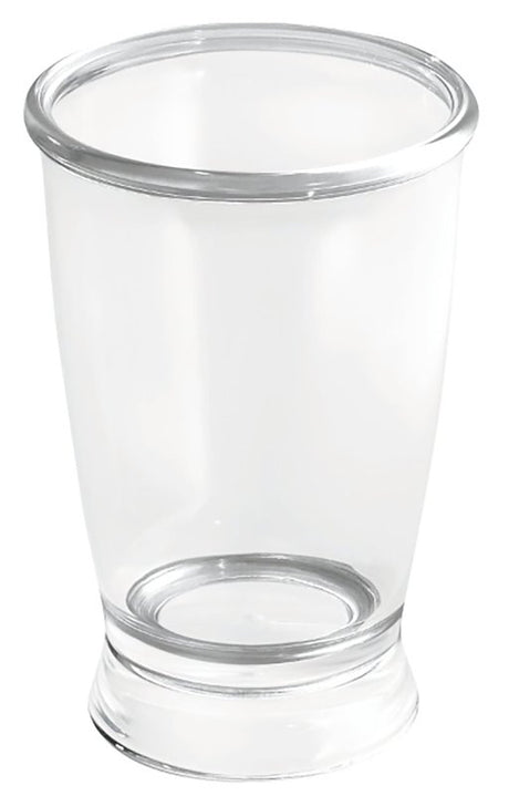 iDESIGN Franklin 45220 Tumbler Cup, Plastic, Clear, Pack of 2