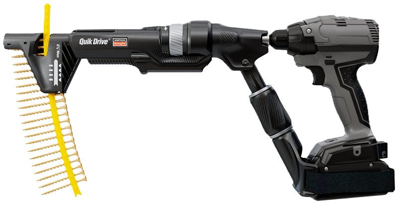 QuikDrive Project Pro QDPROJECTPRO Screw Driving Tool, Nylon, Black