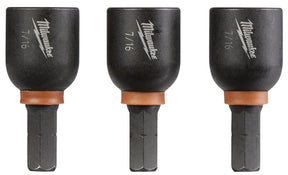 Milwaukee 49-66-4516 Nut Driver, 7/16 in Drive, 1-1/2 in OAL, Magnetic
