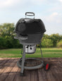 Coleman Cookout CO-600CG Charcoal Kettle, 380 sq-in Primary Cooking Surface, Black, Steel Body