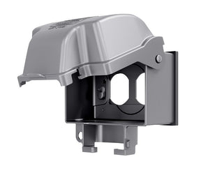 TayMac EXTRA DUTY Series MX3300 Electrical Box Cover, 3-1/2 in L, 5.12 in W, 1-Gang, Aluminum/Metal, Gray