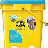 Tidy Cats Instant Action 7023010712 Cat Litter, 40 lb Capacity, Gray/Tan, Granular Jug