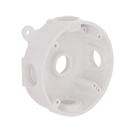 ROUND WP BOX NM WHT 1/2IN OTLT