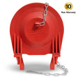 Korky 3070BP Universal Toilet Tank Flapper, Rubber, Red