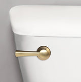 Korky 6094BP Toilet Handle and Lever, Universal, 12-1/2 in L Flush Arm, Plastic, Brushed Gold