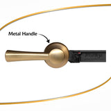 Korky 6094BP Toilet Handle and Lever, Universal, 12-1/2 in L Flush Arm, Plastic, Brushed Gold