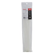 ProSource CT0917 Cable Tie, 17-11/16 inches, 120lb Tensile Strength, Self-Locking Locking, Nylon, White