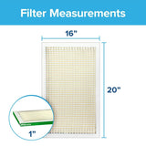 Filtrete 700-4 Air Filter, 20 in L, 16 in W, 8 MERV, 700 MPR, Fiberglass Frame, Pack of 4