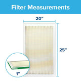 Filtrete 703-4 Air Filter, 25 in L, 20 in W, 8 MERV, 700 MPR, Fiberglass Frame, Pack of 4