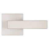 Kwikset Signature, Singapore 720SAL SQT 15 Hall/Closet Handle, Lever Handle, Zinc, Satin Nickel, Universal Hand