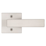 Kwikset Signature, Singapore 720SAL SQT 15 Hall/Closet Handle, Lever Handle, Zinc, Satin Nickel, Universal Hand