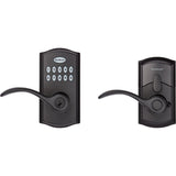 Kwikset Pembroke Series 955PML 514 SmartCode Electronic Lock, Matte Black, Commercial, 2 Grade, Metal, Lever Handle, Yes