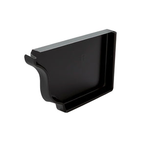 Amerimax 2500635 K-Style Gutter End, 5 in L, 1/4 in W, Aluminum, Black