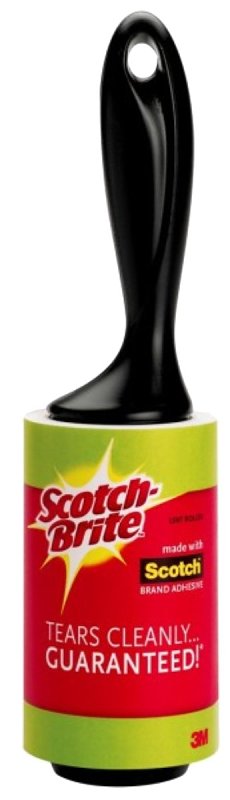 Scotch-Brite 836RS-70 Lint Roller, Plastic, Ergonomic Handle
