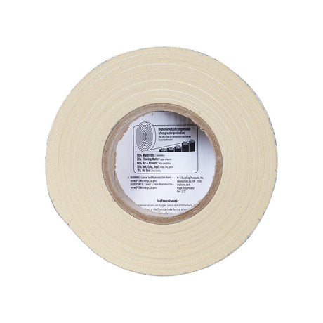 M-D 03166 Expandable Weatherseal, 1 in W, 13 ft L, 1 in Thick, Foam, Neutral