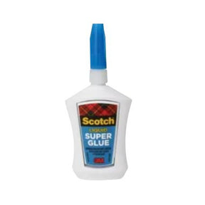Scotch CBGNHW011136 Super Glue, Liquid, Transparent, 0.14 oz Bottle
