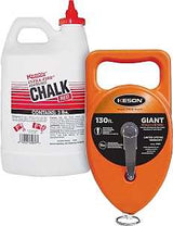 Keson G1303R Chalk Line Reel, 3 lb Chalk Capacity, 130 ft L Line