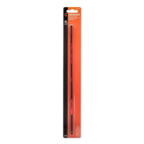 Crescent CRBB1206 Hacksaw Replacement Blade, 12 in L, 24 TPI, Bi-Metal Cutting Edge