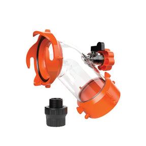 Rhino 39082 Holding Tank Rinser, Polyethylene, Black/Orange/Silver, For: RV Sewer Systems