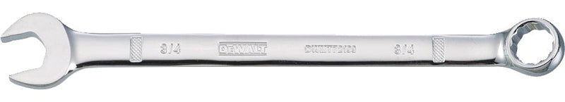 DEWALT DWMT72199OSP Combination Wrench, 15/32 in Thick Open End, 1-5/32 in W Open End, SAE, 3/4 in Head, 9-11/16 in L