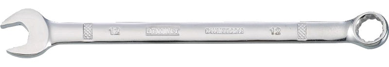 DEWALT DWMT72213OSP Combination Wrench, Metric, 12 mm Head, 6-27/32 in L, 12-Point, Steel, Chrome-Plated