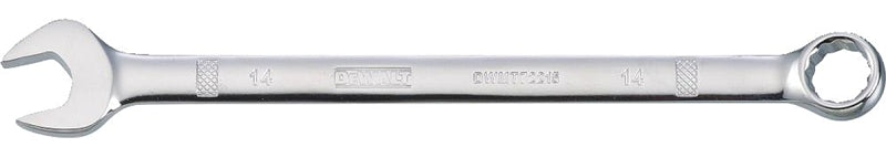 DEWALT DWMT72215OSP Combination Wrench, Metric, 14 mm Head, 7-19/32 in L, 12-Point, Steel, Chrome-Plated