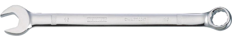 DEWALT DWMT72217OSP Combination Wrench, Metric, 16 mm Head, 8-5/32 in L, 12-Point, Steel, Chrome-Plated