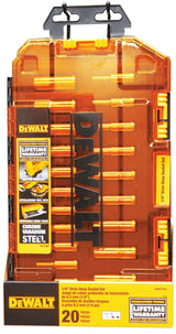 DEWALT DWMT73811 Socket Set, Steel, Chrome-Plated