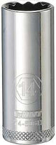 DEWALT DWMT74506OSP Drive Hand Socket, 14 mm Socket, 3/8 in Drive, 12-Point, Steel, Polished Chrome Vanadium