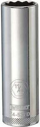 DEWALT DWMT74537OSP Drive Socket, 11/16 in Socket, Deep Socket, 3-1/8 in OAL, 1/2 in Drive, 12-Point, Vanadium Steel