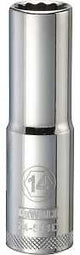 DEWALT DWMT74544OSP Drive Socket, 14 mm Socket, Deep Socket, 3-1/8 in OAL, 1/2 in Drive, 12-Point, Vanadium Steel