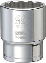 DEWALT DWMT74600OSP Drive Hand Socket, 1-3/8 in Socket, 3/4 in Drive, 12-Point, Steel, Polished Chrome Vanadium