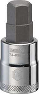 DEWALT DWMT74635OSP Fractional Hex Bit Socket, 1/2 in Tip, 3/8 in Drive, Polished Chrome, 1-31/32 in OAL