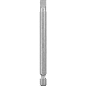 DEWALT DW2038 Power Bit, #8 Drive, Slotted Drive, 1/4 in Shank, Hex Shank, 3-1/2 in L, Tool Steel