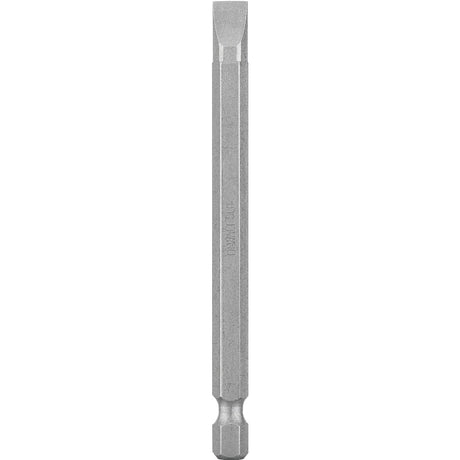DEWALT DW2038 Power Bit, #8 Drive, Slotted Drive, 1/4 in Shank, Hex Shank, 3-1/2 in L, Tool Steel