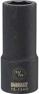 DEWALT DWMT75134OSP Impact Socket, 13/16 in Socket, 1-1/32 in D Socket, 3/4 in Drive, 6-Point, CR-440 Steel