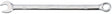 DEWALT DWMT75197OSP Combination Wrench, Metric, 7 mm Head, 5-3/32 in L, 12-Point, Steel, Chrome-Plated
