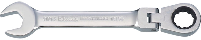 DEWALT DWMT75202OSP Combination Wrench, SAE, 11/16 in Head, 7-15/32 in L, 12-Point, Steel, Chrome-Plated