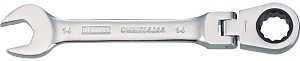 DEWALT DWMT75205OSP Combination Wrench, Metric, 14 mm Head, 6-9/32 in L, 12-Point, Steel, Chrome-Plated
