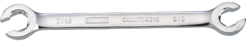 DEWALT DWMT75218OSP Open End Wrench, 3/8 x 7/16 in W Open End, SAE, Steel