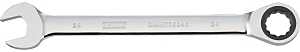 DEWALT DWMT75246OSP Combination Wrench, Metric, 24 mm Head, 12-25/32 in L, 12-Point, Steel, Chrome-Plated