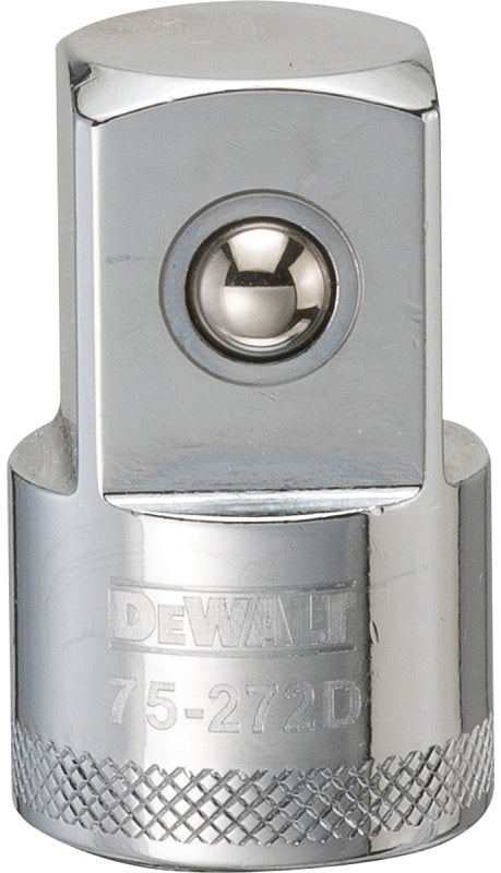 DEWALT DWMT75272OSP Increasing Socket Adapter, 1/2 in Drive, Female Drive, 3/4 in Output Drive, Male Output Drive