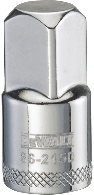 DEWALT DWMT75310OSP Increasing Adapter, 3/8 in Drive, Female Drive, 1/2 in Output Drive, Male Output Drive, 1-13/32 in L