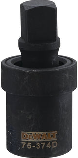DEWALT DWMT75374OSP Impact Universal Joint, 3/4 in Drive, Female, Male Drive, 3-1/2 in L, Chrome-Plated