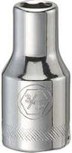 DEWALT DWMT86022OSP Drive Hand Socket, 3/16 in Socket, 1/4 in Drive, 6-Point, Steel, Polished Chrome Vanadium