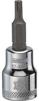 DEWALT DWMT87142OSP Torx Bit Socket, T20 Tip, 3/8 in Drive, Polished Chrome